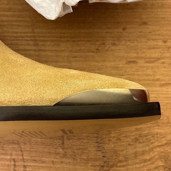 NEW‎ ISABEL MARANT Womens Adnae Suede Leather Ankle Boots Size 41 Toffee Beige - Picture 10 of 16